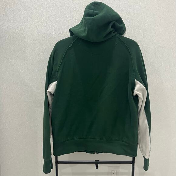 Vintage NFL Reebok New York Jets Full Zip Sewn Letters Hoodie Jacket ~ Men's LG - Picture 6 of 6